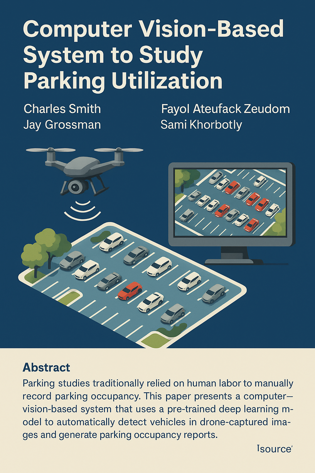 ☣Sky-Eye Parking: Drone & AI-Powered Parking Utilization Analysis - Research project