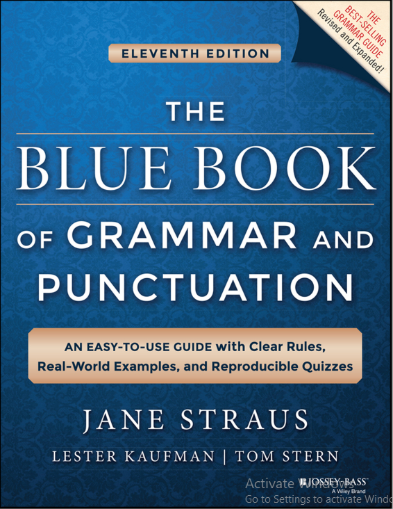 Blue Book of Grammar book cover