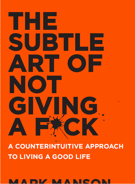 The Subtle Art of Not Giving a F*ck book cover